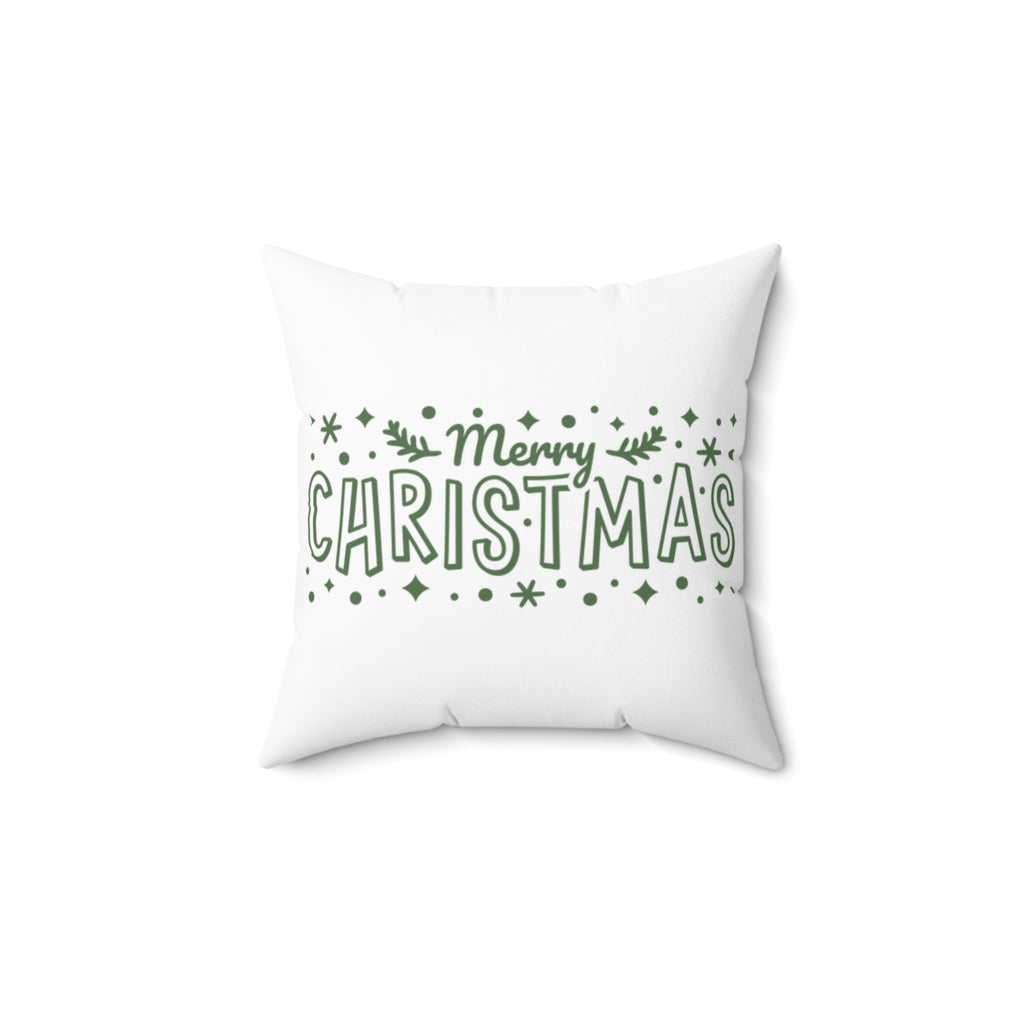 Christmas Decorative Pillow - Merry Christmas Design