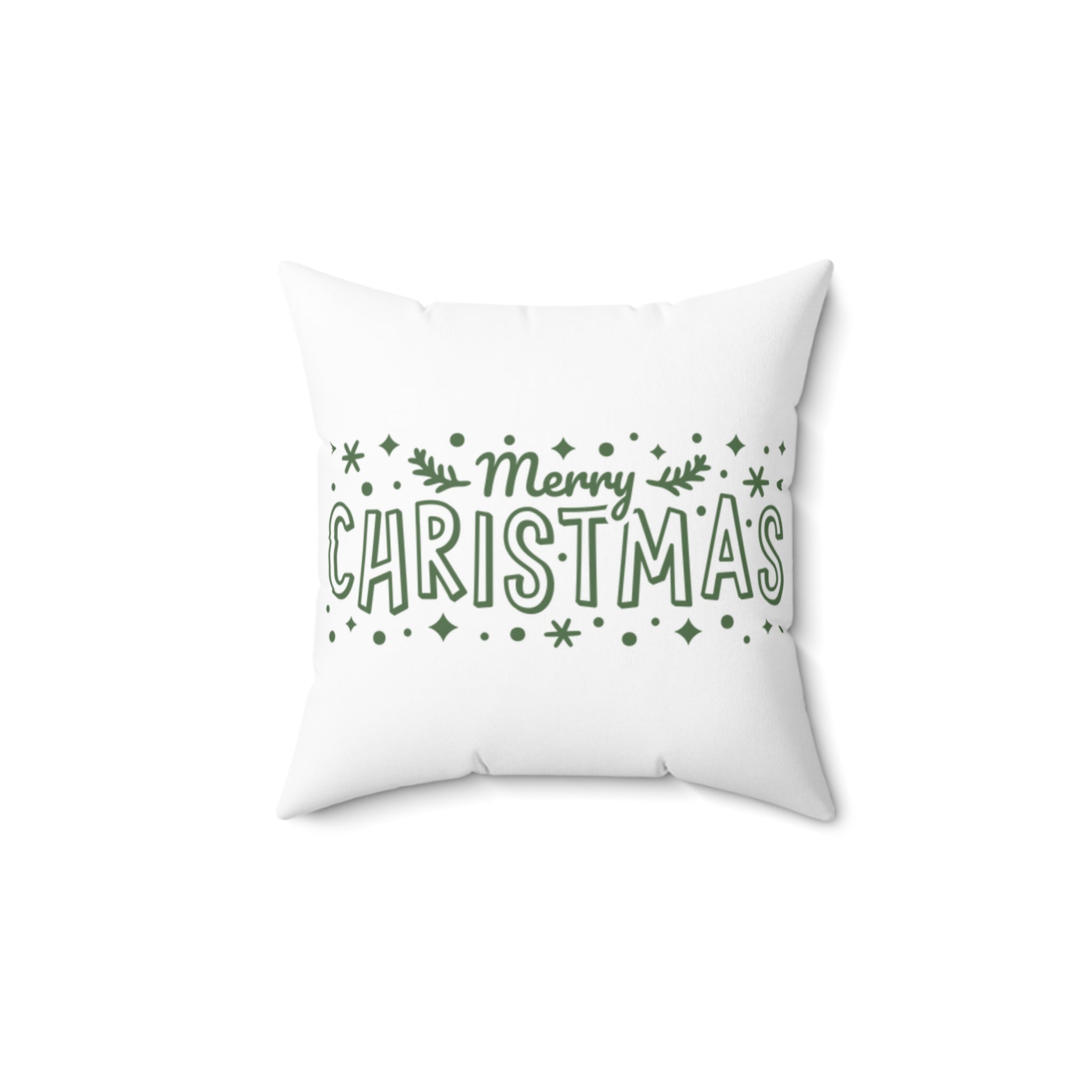 Christmas Decorative Pillow - Merry Christmas Design